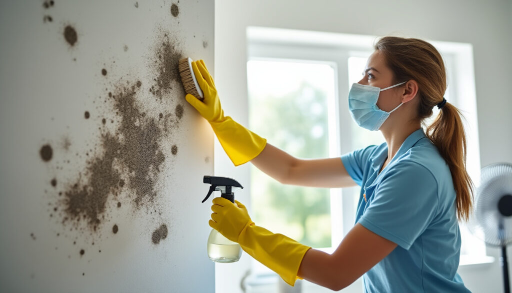 découvrez des méthodes sûres et efficaces pour nettoyer un mur avec moisissure, tout en protégeant votre santé et votre habitation.