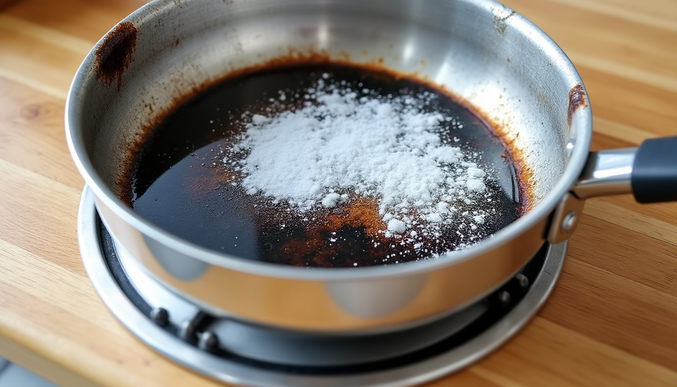 découvrez des astuces pratiques et économiques pour nettoyer efficacement une casserole brûlée et retrouver votre ustensile comme neuf.