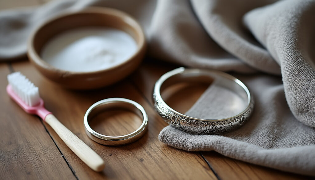 découvrez nos méthodes simples et efficaces pour nettoyer vos bijoux en argent noircis tout en préservant leur éclat et leur beauté naturelle.