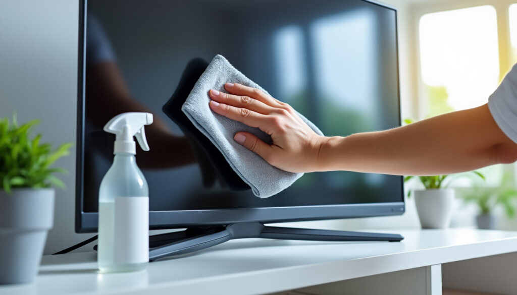 découvrez des conseils pratiques et sûrs pour nettoyer l'écran de votre tv efficacement sans l'endommager, en utilisant les bonnes méthodes et produits adaptés.