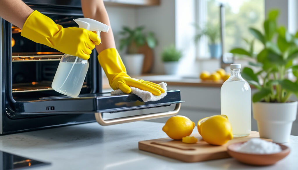 découvrez nos astuces pour nettoyer efficacement votre four tout en évitant les produits chimiques agressifs, pour un nettoyage naturel et respectueux de votre appareil.