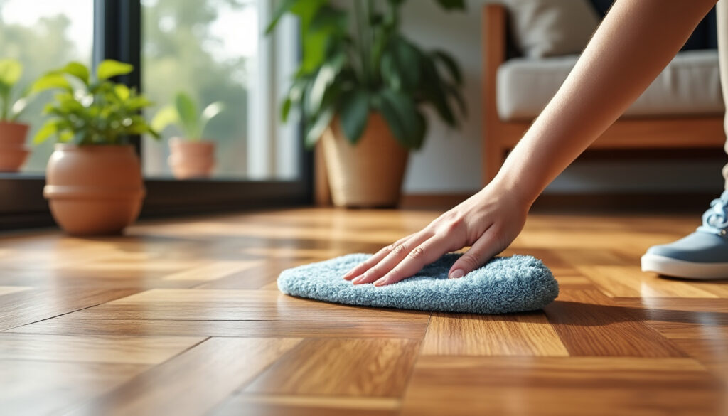 découvrez les meilleures astuces pour nettoyer votre parquet efficacement tout en préservant son éclat et sans l'endommager.
