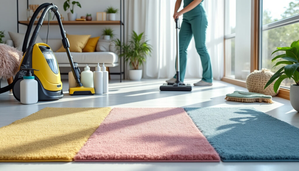découvrez des méthodes efficaces de nettoyage de tapis adaptées à chaque type de tissu, avec des prix transparents pour un entretien optimal.