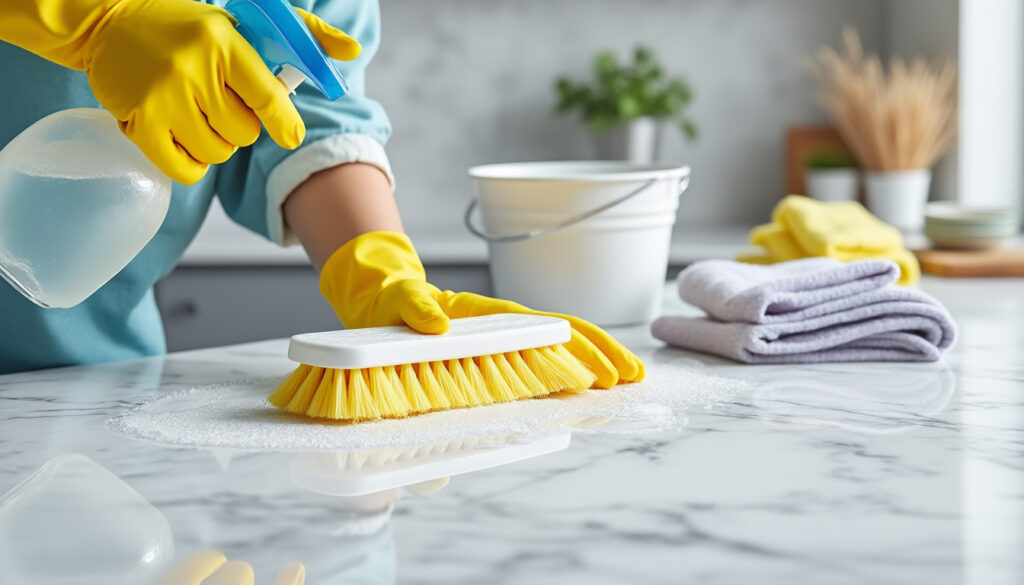 découvrez des méthodes efficaces pour nettoyer et entretenir vos surfaces en pierre blanche, afin de préserver leur éclat et leur durabilité.